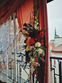 Bohēma rudens krāsās  - kāzu dekorēšana