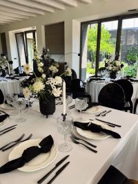 monochrome wedding