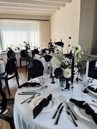 monochrome wedding
