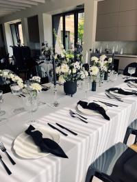 monochrome wedding